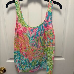 Lilly Pulitzer 100% Silk Tank Top NWOT